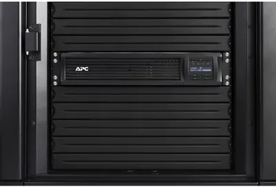 SMT3000RMI2UC - Источник бесперебойного питания, APC, Smart-UPS SMT3000RMI2UC, Линейно-интерактивный, Мощность 3000ВА/2700Вт, Стоечный 2U, 230В, Вых: 8 x IEC C13, 1 x IEC C19, RBC43, SmartConnect Port+SmartSlot, AVR, LCD, Чёрный