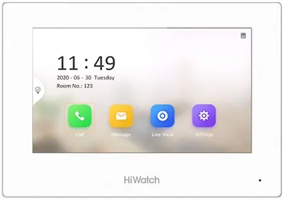 Видеодомофон HiWatch VDP-H3212W, 7", 1024×600