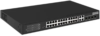 PoE Коммутатор OSNOVO SW-62444(400W) PoE коммутатор Fast Ethernet на 24 x RJ45 портов + 4 x GE Combo uplink порта. Порты: 2 x FE (10/100Base-T) с PoE (до 60W, A+B) + 22 x FE (10/100Base-T) с PoE (до 30W), 4 x GE Com