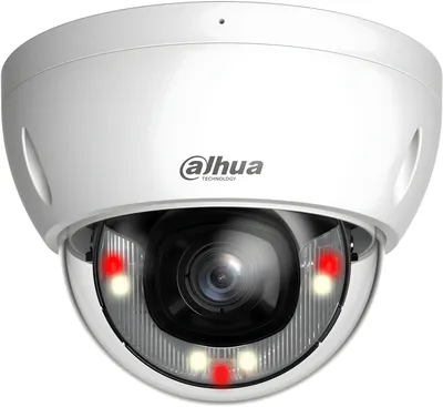 IP-камера Dahua DH-IPC-HDBW2449EP-S-IL-0360B, уличная купольная, 4Мп, объектив 3.6мм, ИК 30м