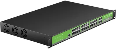 Коммутатор DIGMA DSP724G-4C-R300, L2+, 24×1GbE PoE+, 4×Combo, 300W