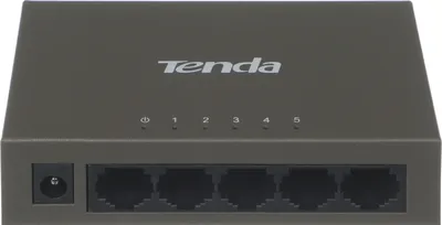 Коммутатор Tenda TEF1005D, 5×100Мбит, неуправляемый, настольный