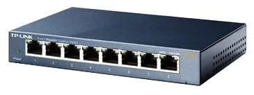 Коммутатор TP-LINK TL-SG108, 8×1GbE, настольный