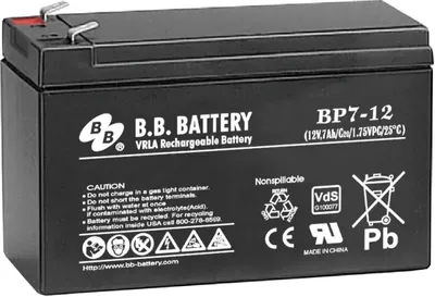 Батарея для ИБП BB BP7-12 12В 7Ач