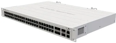 Коммутатор MikroTik CRS354-48G-4S+2Q+RM, 48×1GbE, 4×SFP+, 2×QSFP+, 1U