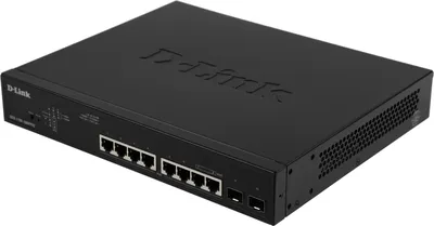Коммутатор D-Link DGS-1100-10MPPV2/A3A, настраиваемый L2 PoE, 8×1GbE PoE+2×SFP, 242W