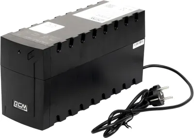 ИБП Powercom RPT-600AP SE, 600 ВА, 360 Вт, 2×Schuko, USB
