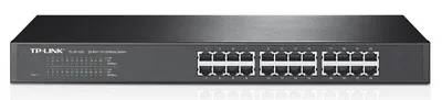 Коммутатор TP-Link TL-SF1024, 24×10/100 Мбит/с, 1U, неуправляемый