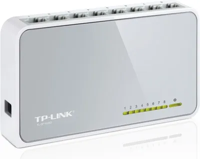 Коммутатор TP-LINK TL-SF1008D, 8×100M, настольный