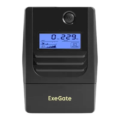 ИБП ExeGate EX299764RUS, Smart LB-800, 800VA/480W, LCD, AVR, 2xSchuko, USB