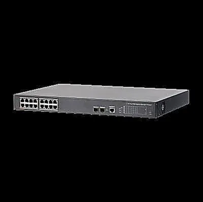 DH-PFS4218-16GT-190 - Коммутатор, Dahua, DH-PFS4218-16GT-190, Порты LAN:• 16 x RJ45 ( 14 PoE (802.3af/at) + 2 Hi-PoE/PoE (802.3af/at),10/100/1000 Base-T )•2 x Uplink (порт SFP-1000 Base-X ),Управляемый