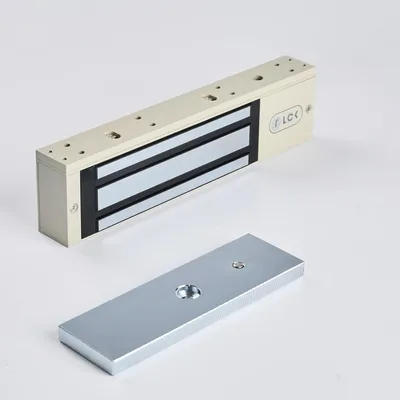 R-Lock RL-EM350-L0G - Электромагнитный замкок, 350кг, DC12/24B, цвет серый, RAL7032 (галечный серый)