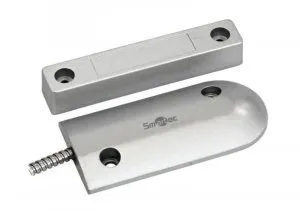 Датчик магнитоконтактный Smartec ST-DM146NC-SL, НЗ, накладной, зазор 60 мм, IP66