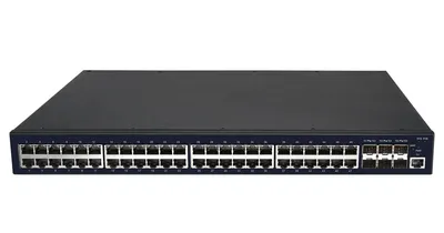 GL-SW-G304-54P - Управляемый PoE коммутатор NIKOMAX, L3 Stack, 48*100/1000 Мбит/с BASE-T 802.3af/at, 6*1/10 Гбит/с SFP+, 1* Консольный порт RJ45, PoE 740 Вт (2 блока питания)