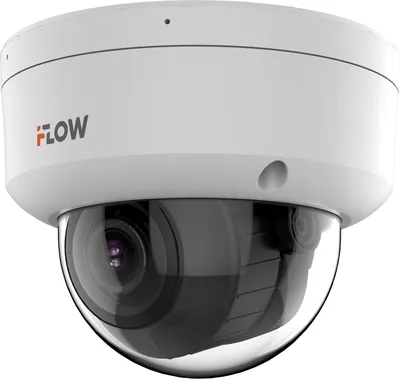 IP-камера купольная IFLOW F-IC-2782C2MSZ4(2.8-12mm), 8Мп, моториз. вариообъектив 2.8-12мм, Smart подсветка 40м