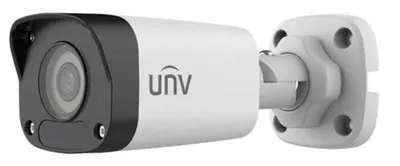Видеокамера IP цилиндрическая Uniview IPC2124LB-ASF40K-A - 1/3" 4 Мп КМОП @ 30 к/с, ИК-подсветка до 30м., 0.01 Лк @F2.1, объектив 4 мм