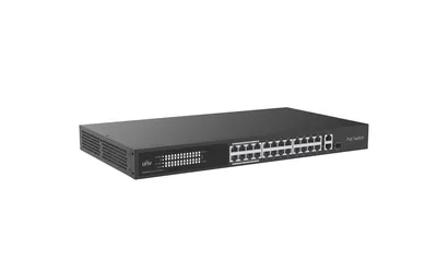 Коммутатор Uniview NSW3000-24T1GT1GC-POE-IN, L2, 24×100M PoE, 1×GbE, 1×Combo