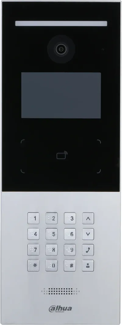 Вызывная панель Dahua DHI-VTO6521F-S2, IP, 4.3", механическая клавиатура, 2Мп