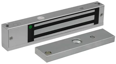 Smartec ST-EL140DL-SL - Электромагнитный замок, внутреннее исполнение, СИД, датчик положения двери, 12 VDC / 250мА, усилие 140-150 кг.