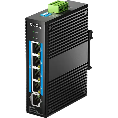 Коммутатор Cudy IG1005P, 5×GbE, PoE, Industrial, Din-rail