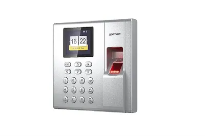Терминал доступа Hikvision DS-K1T8003MF со встроенными считывателями Mifare карт и отпечатков пальцев
