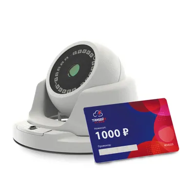 Комплект Trassir Cloud Outdoor Sphere (D), TR-D2S5 v3 2.8 + 6 мес. облака