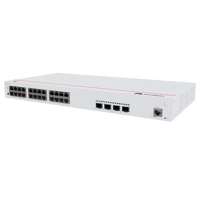 Коммутатор Huawei 98012376, L2, 24×PoE+, 4×10G SFP+, 400W