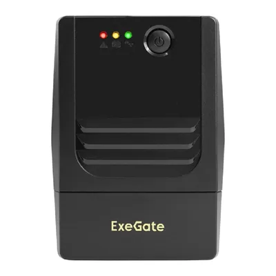 ИБП EXEGATE EX299753RUS, 600ВА/360Вт, AVR, 2×Schuko