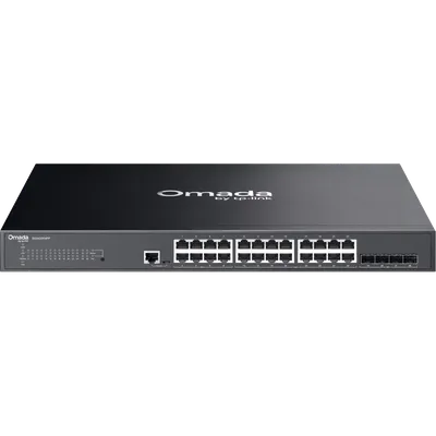 Коммутатор TP-Link SG3428XMPP, L2+, 24×GbE, 4×10G SFP+, 16×PoE+, 8×PoE++