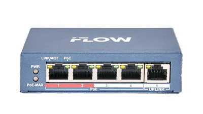 Коммутатор iFlow F-SW-EU205POE-V, 4×100M PoE, 1×100M, 60W
