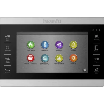 Повреждение упаковки Falcon Eye FE-70 ATLAS HD (Black) HD Видеодомофон: дисплей 7" TFT;  сенсорные кнопки; подключение до 2-х вызывных панелей и до 2-х видеокамер; адресный интерком; графическое меню;