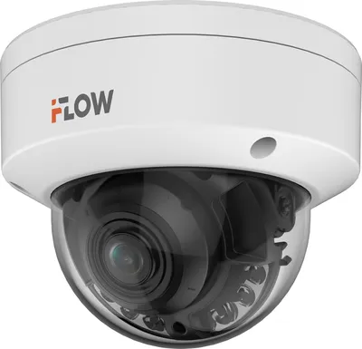IP-камера IFLOW F-IC-2446CMS(4mm), 4Мп, купольная, уличная, 30м подсветка