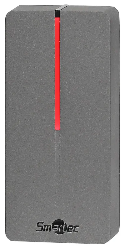 Считыватель Smartec ST-PR043EHM - EM, HID prox, MIFARE, интерфейс Wiegand, 3-8 см, -40°+60°С, 105x50x20 мм, 10-14 В DC, 60 мA