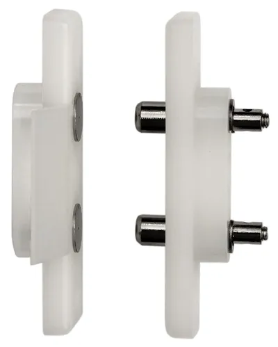 ST-DL220-WT - Кабелепереход гибкий металлический, пластиковые белые фиксаторы
