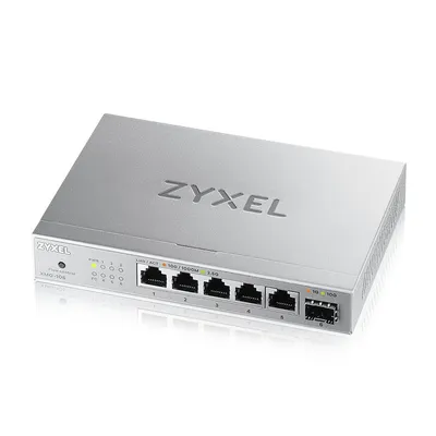 Коммутатор ZYXEL XMG-105HP-EU0101F, 5×1/2.5G (4×PoE++), 1×SFP+, 70 Вт