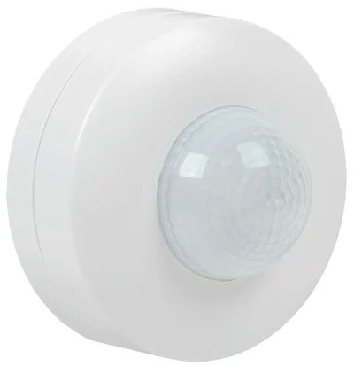 Датчик движения ДД-027 1200Вт 360град 12м IP20 белый