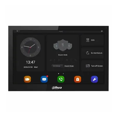 Монитор Dahua DHI-VTH5341G-W, 10", IP, WiFi, сенсорный, PoE