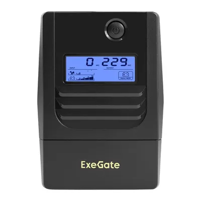ИБП ExeGate EX299505RUS, 1000VA/650W, LCD, AVR, 4×C13, USB