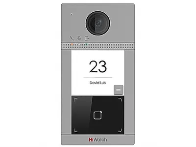 IP вызывная панель HiWatch VDP-D4211W(B)/Flush, 1 абонент, Wi-Fi, ИК