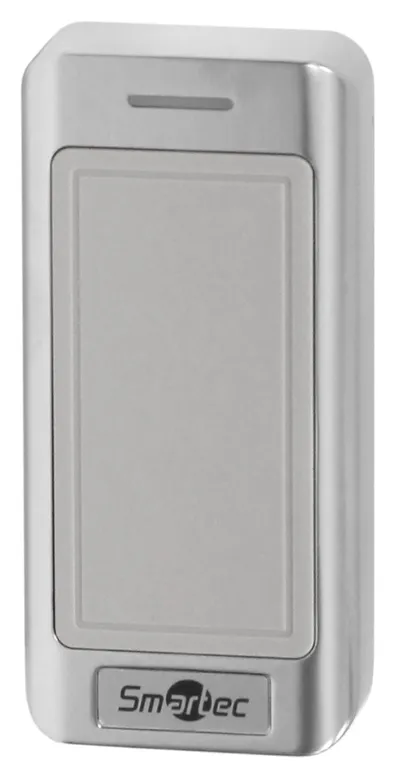 Считыватель MIFARE Smartec ST-PR042MF - интерфейс Wiegand, 3-8 см, -40°+60°С, 105x50x20 мм, 10-14 В DC, 60 мA