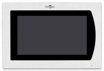 ST-MS407HM-SL - Монитор видеодомофона Smartec 7", сенсорный, AHD, 4-х проводная линия связи, поддержка 2-х панелей вызова, 3 доп. мониторов, 2 доп. камер и охранных датчиков, фото/видео запись, поддержка SD карт памяти