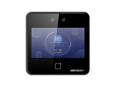 Терминал доступа с распознаванием лиц и считывателем Mifare карт Hikvision DS-K1T642MW. 4.3" TFT ; видео-интерком; RTSP, H.264; Память:6000 лиц; 10000 карт; 150000 событий; TCP/IP, Wi-Fi;RS485;Wiegand;USB;замок;ISAPI, E-home 5.0.Hik-Connect. Web интерфейс.