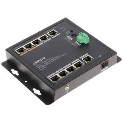 Коммутатор Dahua DH-PFS3111-8ET-96-F, 8×1GbE, 6×PoE+, 2×PoE++, 96W