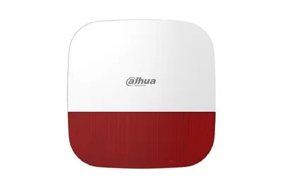 Оповещатель Dahua DHI-ARA13-W2(868) red, беспроводной уличный, светозвуковой