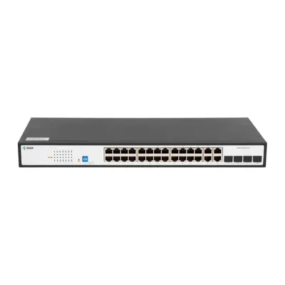 SNR SNR-S2300G-24TC Управляемый Web-smart коммутатор уровня 2, 24 порта 10/100/1000Base-T, 4 порта Combo 10/100/1000Base-T|100/1000Base-X SFP, встроенный БП ~220V AC
