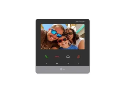 Видеодомофон Hikvision DS-KH6100-E1, 4.3" TFT, черный