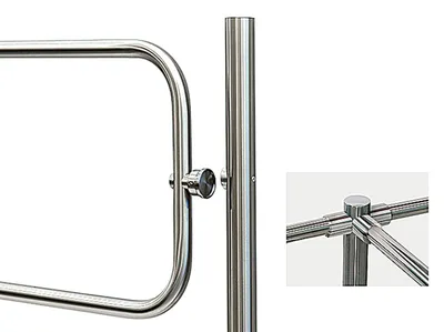 PERCo-BH02 2-06/EL - Трехсторонняя стойка с электромагнитным устройством блокировки и с шестью отверстиями для крепления патрубков (углы между парами отверстий 90 и 180град.)