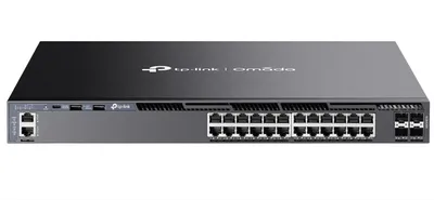 Коммутатор TP-LINK SG6428X-NC2, L3, 24×1GbE, 4×SFP+