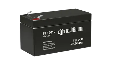 Аккумуляторная батарея Delta BT 12012, 12В, 1.2Ач, клемма F1