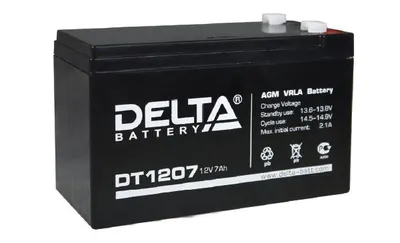 Аккумулятор свинцово-кислотный Delta DT 1207